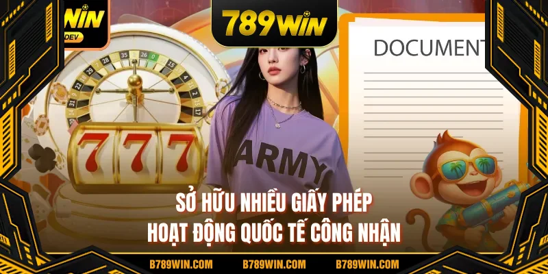 Sở hữu nhiều giấy phép hoạt động quốc tế công nhận Sở hữu nhiều giấy phép hoạt động quốc tế công nhận